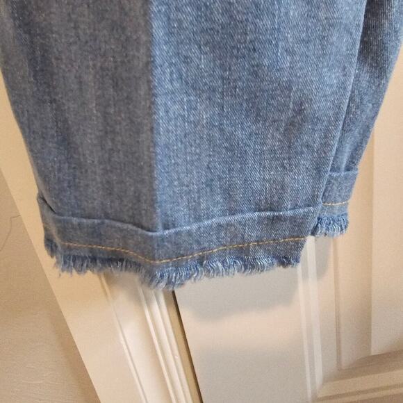 Democracy Vintage Beaded Jeans Women Size 14 Blue Y2K Cottage Boho Western Indie - Picture 6 of 13